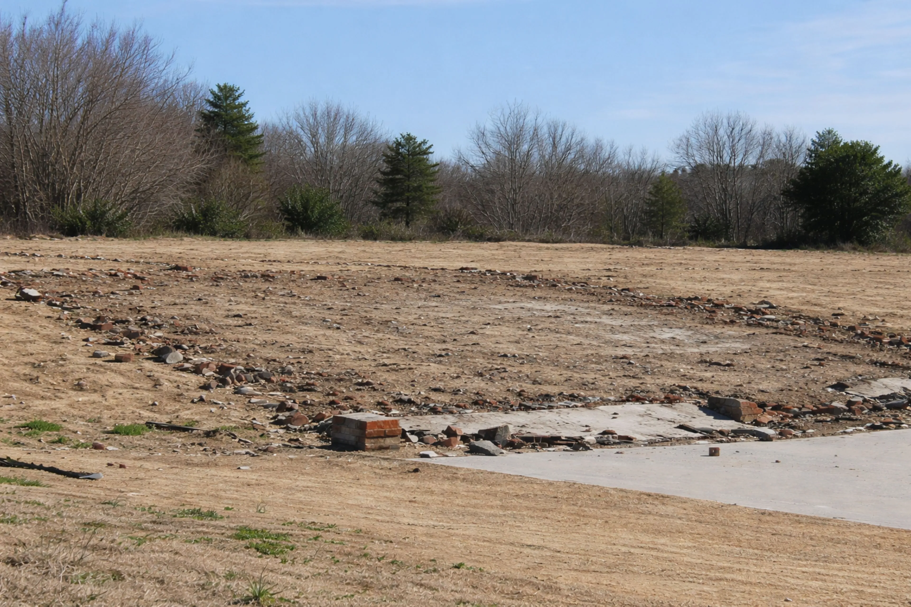 Cleared Residential Lot in Dallas after Demolition